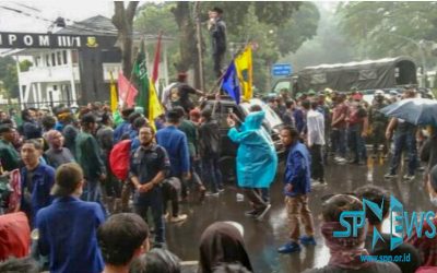 AKSI TOLAK UU CIPTA KERJA DI KOTA BOGOR