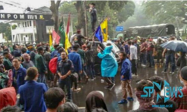 AKSI TOLAK UU CIPTA KERJA DI KOTA BOGOR