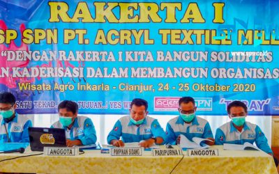 DENGAN RAKERTA I KITA BANGUN SOLIDITAS DAN KADERISASI DALAM MEMBANGUN ORGANISASI