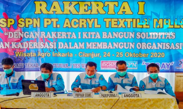 DENGAN RAKERTA I KITA BANGUN SOLIDITAS DAN KADERISASI DALAM MEMBANGUN ORGANISASI