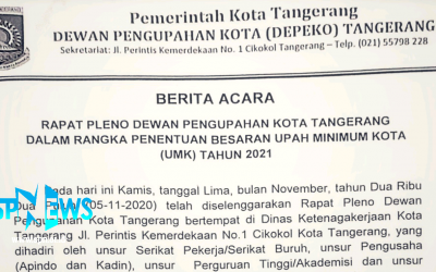 RAPAT PLENO DEPEKO TANGERANG SEPAKAT UNTUK TIDAK SEPAKAT