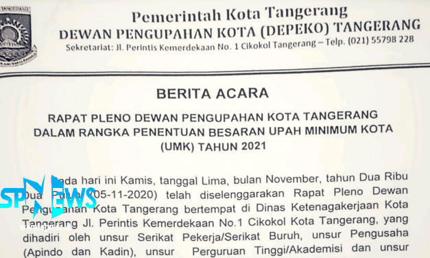 RAPAT PLENO DEPEKO TANGERANG SEPAKAT UNTUK TIDAK SEPAKAT