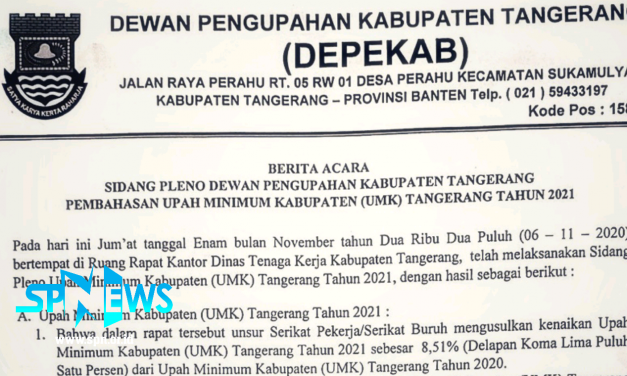 UNSUR APINDO DI DEPEKAB TANGERANG KOMPAK MEMINTA UMK 2021 TIDAK NAIK