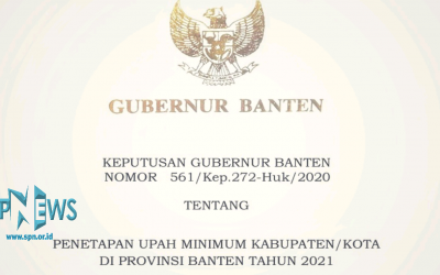 RESMI DITANDATANGANI, UMK DI BANTEN NAIK 1.5 PERSEN