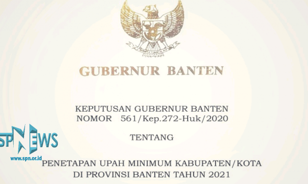 RESMI DITANDATANGANI, UMK DI BANTEN NAIK 1.5 PERSEN