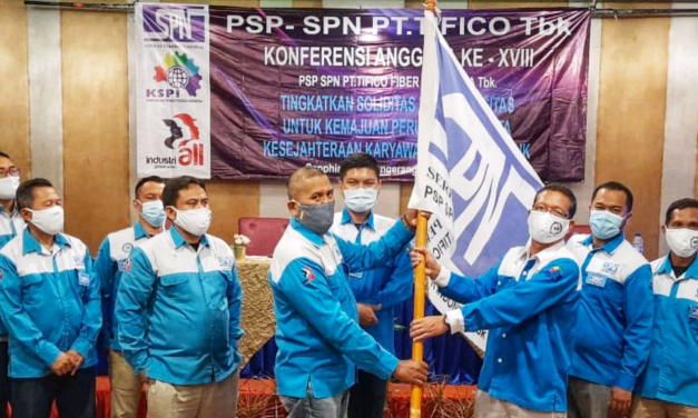 DIDIK WINARDI TERPILIH MENJADI KETUA PSP SPN PT TIFICO PERIODE 2020-2023
