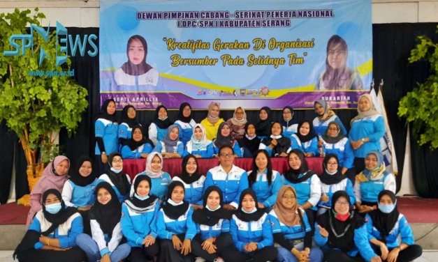 SEPTI APRILIA KEMBALI TERPILIH SEBAGAI KETUA KP SPN KABUPATEN SERANG