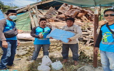 PERDULI KASIH SPN KABUPATEN MOROWALI KEPADA KORBAN BENCANA DI LUWU SULSEL