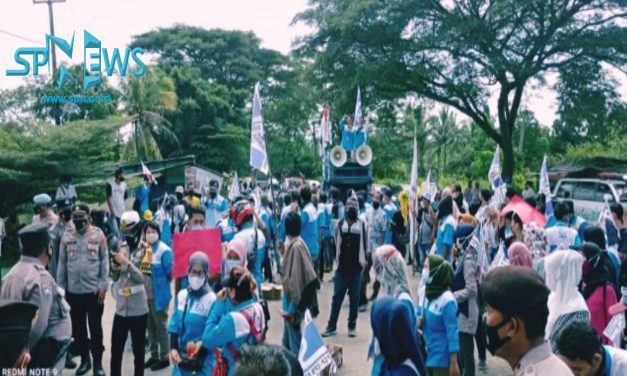 AKSI SOLIDARITAS UNTUK PSP SPN PT APLUS PASIFIC LEBAK