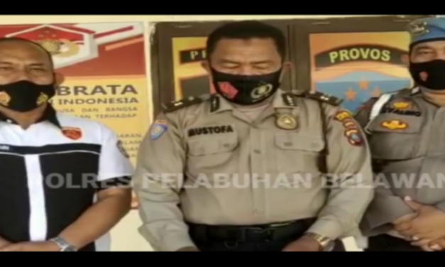 OKNUM POLISI TERDUGA ACUNGKAN PISTOL KE BURUH DIAMANKAN PROPAM