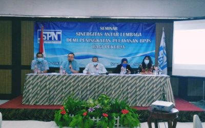 SINERGISITAS ANTAR LEMBAGA UNTUK PENINGKATAN PELAYANAN JAMSOS PEKERJA