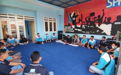 KOORDINASI SPN SIDOARJO DALAM MENGHADAPI THR DAN PP TURUNAN UU CIPTA KERJA