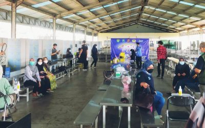 VAKSINASI COVID-19 LANJUTAN DI PT PUNGKOOK INDONESIA ONE SUBANG