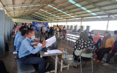 VAKSINASI DOSIS DUA PEKERJA PT PUNGKOOK INDONESIA ONE