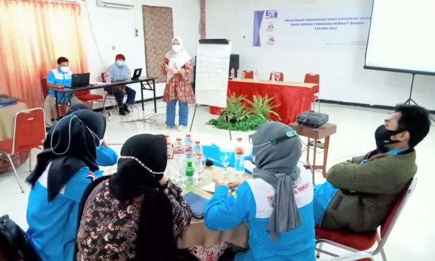 PELATIHAN ORGANISASI DAN ADVOKASI DASAR BAGI SP/SB