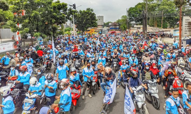 MINTA PERMENAKER NOMOR 02 TAHUN 2022 DICABUT BURUH KEPUNG KANTOR BPJSTK