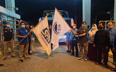 PELEPASAN ANTAR JEMPUT KARYAWAN (AJK) KAWASAN INDUSTRI NIKOMAS GEMILANG