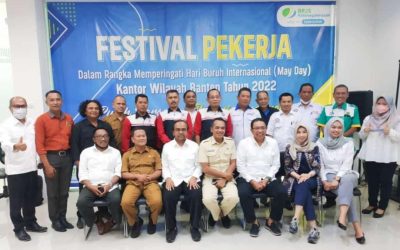 SPN BANTEN USUNG JS3H DALAM FESTIVAL PEKERJA BPJSTK KANWIL BANTEN
