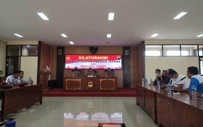 AUDENSI BURUH JEPARA DENGAN KAPOLRES