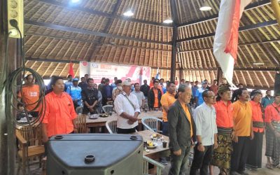 BURUH NTB PERINGATI HUT RI KE 77 DI RUMAH JUANG BURUH