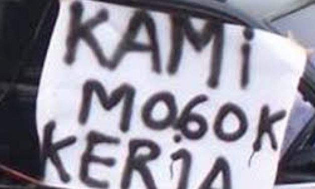 BUNTUT MOGOK KERJA, 8 BURUH PT WIKA BETON MENJADI TERSANGKA