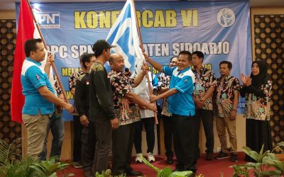SUGIONO TERPILIH KEMBALI MENJADI KETUA DPC SPN SIDOARJO PERIODE 2022-2027