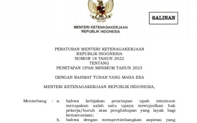 KADIN DAN APINDO AKAN GUGAT PERMENAKER 18/2022