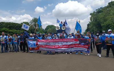 SPN UNJUK RASA TUNTUT PERTANGGUNGJAWABAN PEMERINTAH DAN PT GNI
