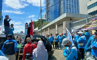 PT VISIONLAND INDONESIA TUTUP, PEKERJA GERUDUK KEDUBES KORSEL