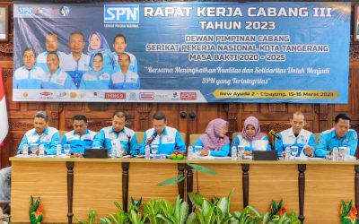 RAPAT KERJA CABANG III DPC SPN KOTA TANGERANG