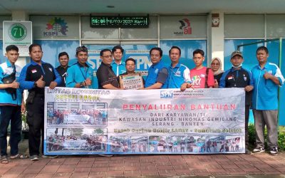 PSP SPN KAWASAN INDUSTRI NIKOMAS GEMILANG PEDULI BENCANA DI LAHAT SUMSEL