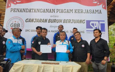 MOU GBB DENGAN DPC SPN KABUPATEN TANGERANG