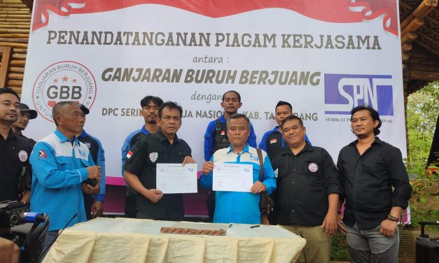 MOU GBB DENGAN DPC SPN KABUPATEN TANGERANG