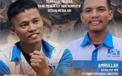 KRIMINALISASI PENGURUS SPN PT. GUNBUSTER NICKEL INDUSTRY  KABUPATEN MOROWALI UTARA