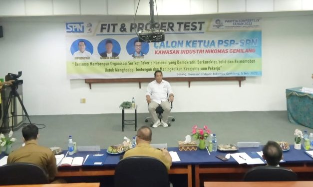 FIT AND PROPER TEST CALON KETUA PSP SPN KAWASAN INDUSTRI NIKOMAS GEMILANG