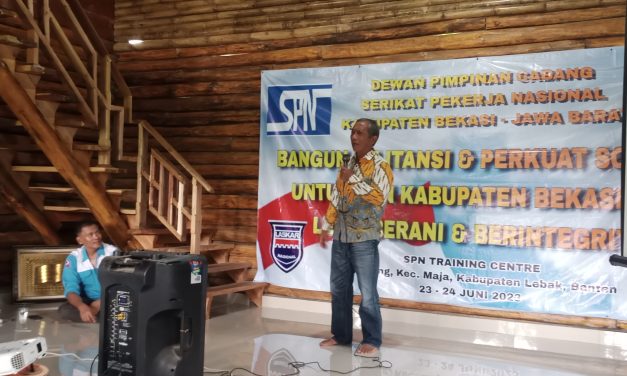 BANGUN MILITANSI DAN PERKUAT SOLIDARITAS UNTUK KABUPATEN BEKASI
