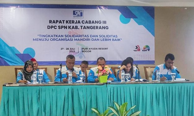RAKERCAB III DPC SPN KABUPATEN TANGERANG