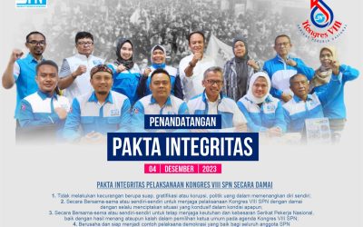 DEKLARASI KONGRES VIII SPN BERLANSUNG DAMAI