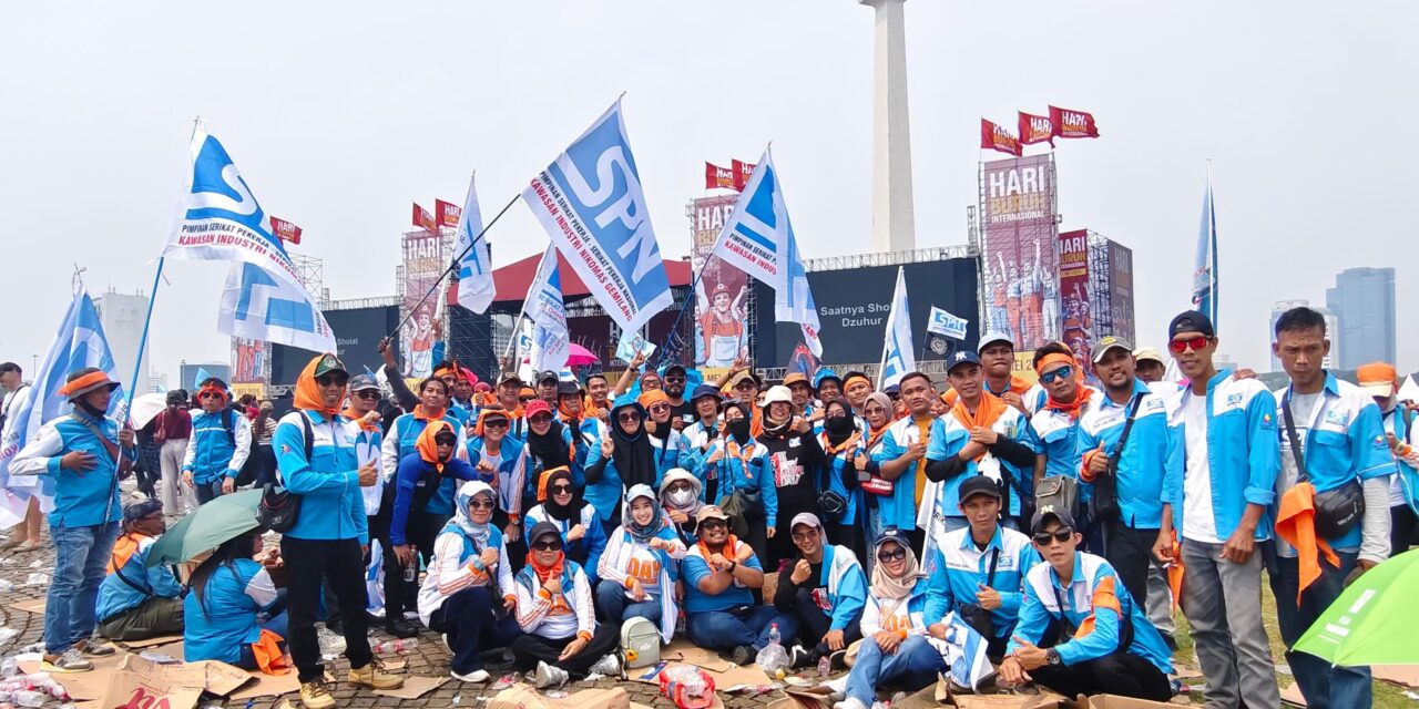 Ratusan Ribu Buruh Rayakan May Day 2025 di Monas, DPD SPN Banten Tegaskan Solidaritas dan Perjuangan
