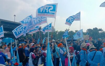 PERINGATAN HARI BURUH INTERNASIONAL MAY DAY 2025, 01 MEI 2025, MONAS JAKARTA PUSAT