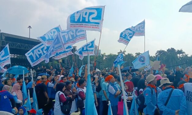 PERINGATAN HARI BURUH INTERNASIONAL MAY DAY 2025, 01 MEI 2025, MONAS JAKARTA PUSAT