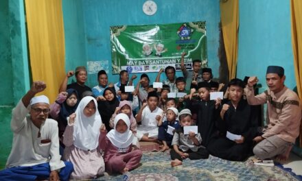 SPN Coats Rejo Indonesia Rayakan May Day dengan Santunan Anak Yatim di Kampung Kibaru