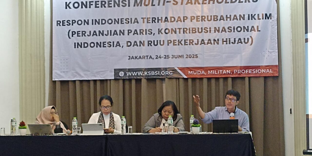 Konferensi Multi Pemangku Kepentingan Bahas Respon Indonesia terhadap Perubahan Iklim dan Pekerjaan Hijau