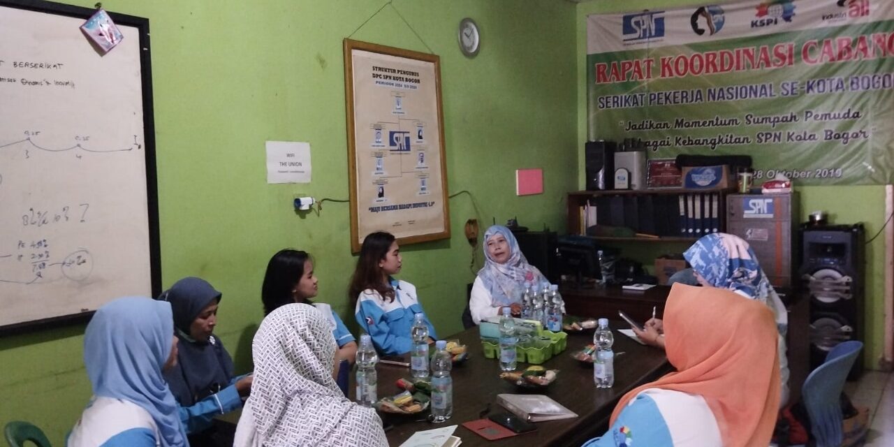 Komite Perempuan SPN PT Coats Rejo Indonesia Perkuat Sinergi dengan DPC SPN Kota Bogor
