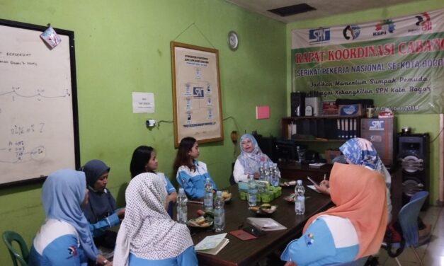 Komite Perempuan SPN PT Coats Rejo Indonesia Perkuat Sinergi dengan DPC SPN Kota Bogor