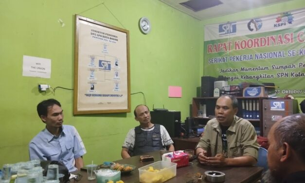 DPC SPN Kota Bogor Gelar Rakorcab untuk Aktifkan Kembali Relawan Jamkeswatch