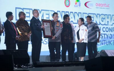 Penghargaan ITUC untuk Kapolri: Kolaborasi Buruh dan Kepolisian Makin Erat di Indonesia Arena