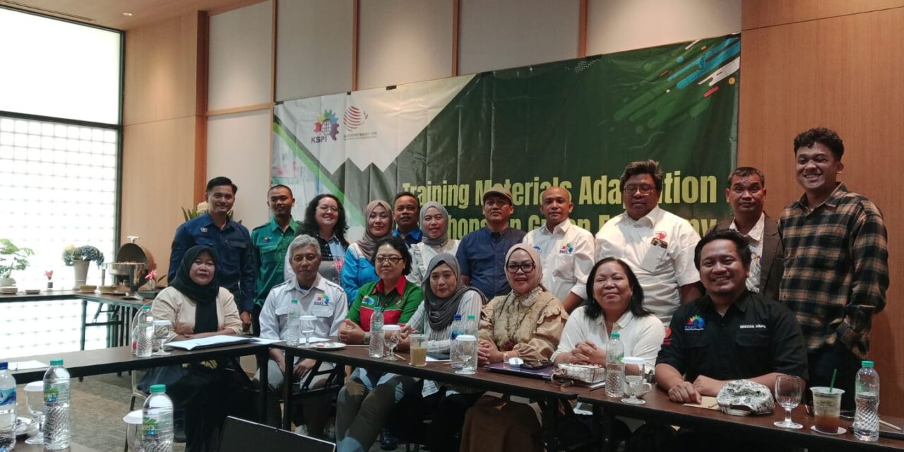 KSPI Gelar Lokakarya Adaptasi Materi Pelatihan untuk Dukung Transisi Ekonomi Hijau