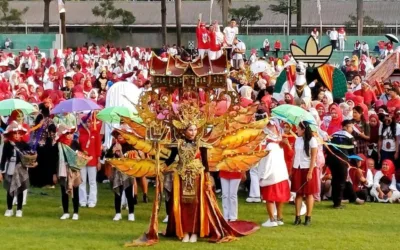 Karnaval HUT RI ke-80 di Kawasan Industri Nikomas Gemilang Penuh Semangat Kebersamaan