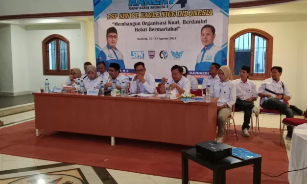 RAKERTA Ke-4 PSP SPN PT. Eagle Nice Indonesia Berlangsung Sukses di Bandung
